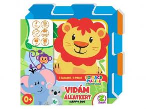 Happy Zoo - Vidám Állatkert szivacs puzzle