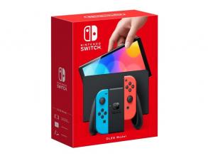 Nintendo Switch OLED Modell Neon Red & Blue Joy-Con játékkonzol