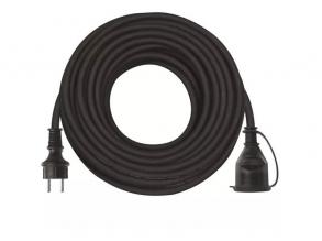 Emos P01825R 25 méter 3x2,5mm2 gumikábeles IP44 kültéri hosszabbító