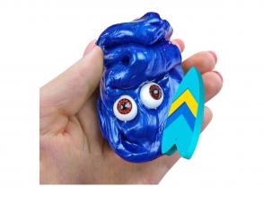 Doctor Squish Putty DIY  sötétkék Jetpack figura