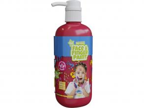 Természetes arc- és ujjfesték, pumpás flakon, piros, 1 l