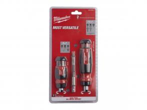 Milwaukee Ratch.+Ratch. Mu-Bit Screwdriver Kit 2pc