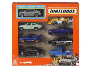 Matchbox: 8db-s kisautó szett exkluzív Nissan szedán autóval - Mattel