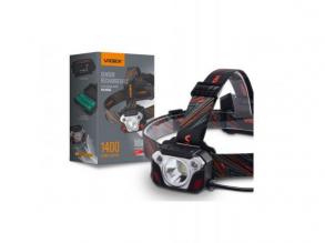 Led fejlámpa , powerbank , dimmelhető , mozgásérzékelős , billenthető , 5 világítási mód , hideg fehér , USB , IP65 , VIDEX