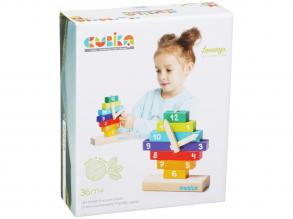 Fa óra építőjáték - Cubika