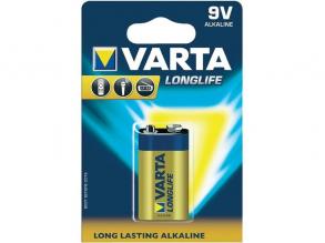 VARTA Longlife alkáli 9V elem 1db/bliszter