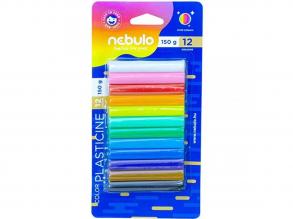 Nebulo: Színes gyurma szett 12db-os 150g