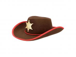 Gyerek cowboy v. seriff kalap