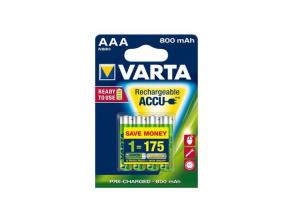 VARTA Ready2Use AAA (HR03) 800mAh akkumulátor 4db/bliszter