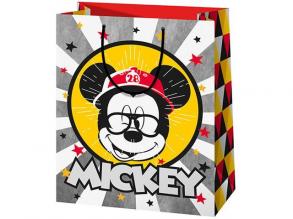 Exkluzív közepes méretű ajándéktáska Mickey egér 18x23x10cm