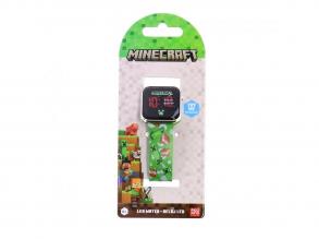 Minecraft LED-es karóra