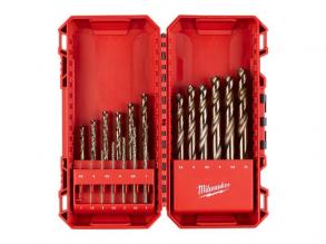Milwaukee Red Cobalt HSS-G Co fémfúró 19 részes - Karton dobozban