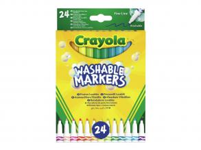 24 db-os vékony extra kimosható filctoll - Crayola