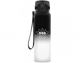 Ars Una: Fekete-fehér BPA-mentes motivációs kulacs 1000ml