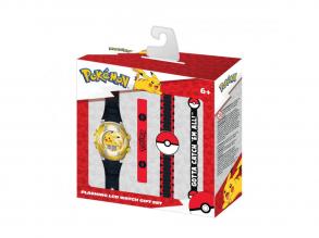 Pokemon LED óra ajándékcsomagolásban