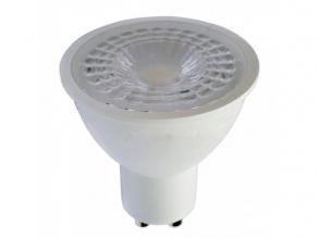 LED lámpa , égő , szpot , GU10 foglalat , 38° , 7 Watt , hideg fehér , Optonica