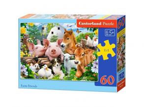 Állatok a farmon puzzle 60db-os - Castorland