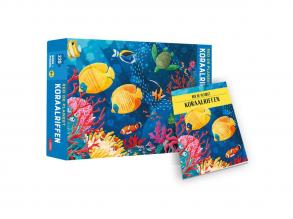 Könyv és puzzle  Korallzátonyok, idegen nyelvű kiadvány