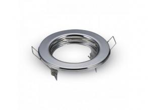 Olcsó spot lámpatest , GU10 vagy MR16 , fényes króm , 2 darabos csomag , OP