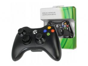 PRC vezeték nélküli Xbox 360 fekete kontroller
