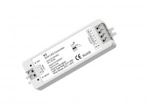 SD V3 2.4G RF vezérlő DC 12-24V / 3x4A  RGB/CCT/dimmer