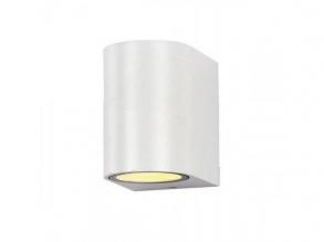 LED lámpatest , GU10 , oldalfali , kerek , 1 irányú , fehér , kültéri , IP44