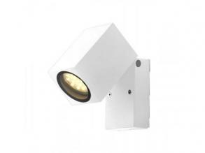 LED lámpatest , GU10-es foglalatú , oldalfali , négyzet , állítható fejű , fehér , IP44 , Optonica