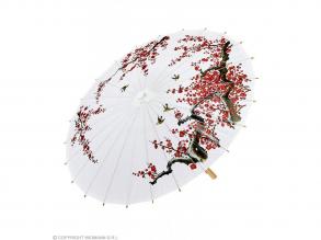 Keleties napernyő fehér színben, 84 cm