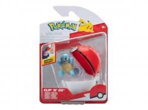 Pokémon Clip and Go szett: Squirtle figura Poké labdával