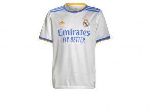 Real H Jsy Y Adidas gyerek fehér színű futball póló