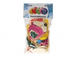 Mintás léggömbök, 52 cm, 18 darabos