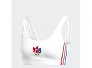 Bra Top Adidas női fehér/piros színű sportmelltartó