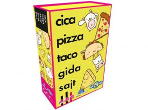 Cica, pizza, taco, gida, sajt társasjáték