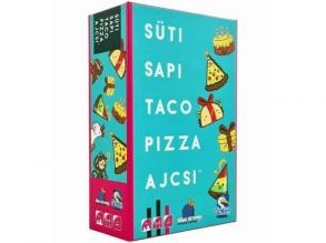 Süti, sapi, taco, pizza, ajcsi társasjáték