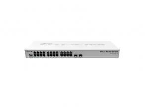 MikroTik CRS326-24G-2S+RM 1U 19" 24port GbE LAN 2x SFP+ uplink Cloud Router Switch