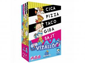 Vízálló cica, pizza, taco, gida, sajt társasjáték