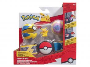 Pokémon Clip N Go játék szett övvel, Pikachu