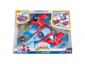 Spidey Team Split Racer pókemberes 3 az 1-ben járműszett