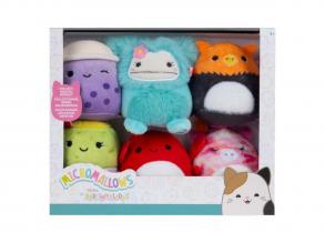 Squishmallows plüss Micromallows  Myrnam Henley, Carlos, Anjara, Joelle, Poplina, 6 darabos csomag