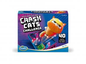Thinkfun Crash Cats - Pattogó cicák logikai játék, 40 feladat, idegen nyelvű