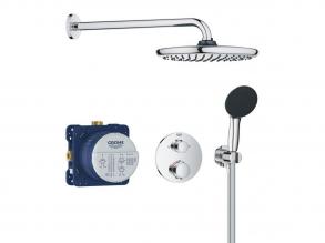 Grohe Precision Thermostat króm Rejtett zuhanyrendszer Vitalio Start 250