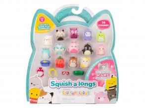Squishmallows  Squish-a-longs játékfigurák  2. stílus, 14 db.