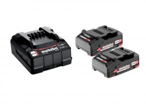 Metabo Basic-set akkucsomag 2x2,0Ah akku plusz töltő