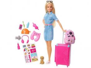 Barbie - Dreamhouse Adventures: Barbie baba utazó kiegészítőkkel - Mattel