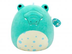 Squishmallows plüssállat  Tortuga kékes-zöld aligátor, 40 cm