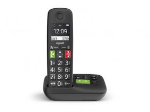 Gigaset E290A fekete üzenetrögzítős dect telefon