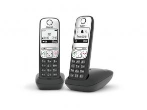 Gigaset A690 DUO fekete dect telefon