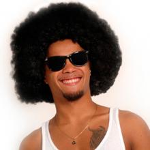 Afro fekete felnőtt paróka