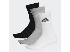 Cush Crw Adidas férfi fehér/szürke/fekete színű 3 pár training zokni