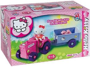 Hello Kitty Gyere játszani! Traktor utánfutóval 4 darabos- Unico Plus